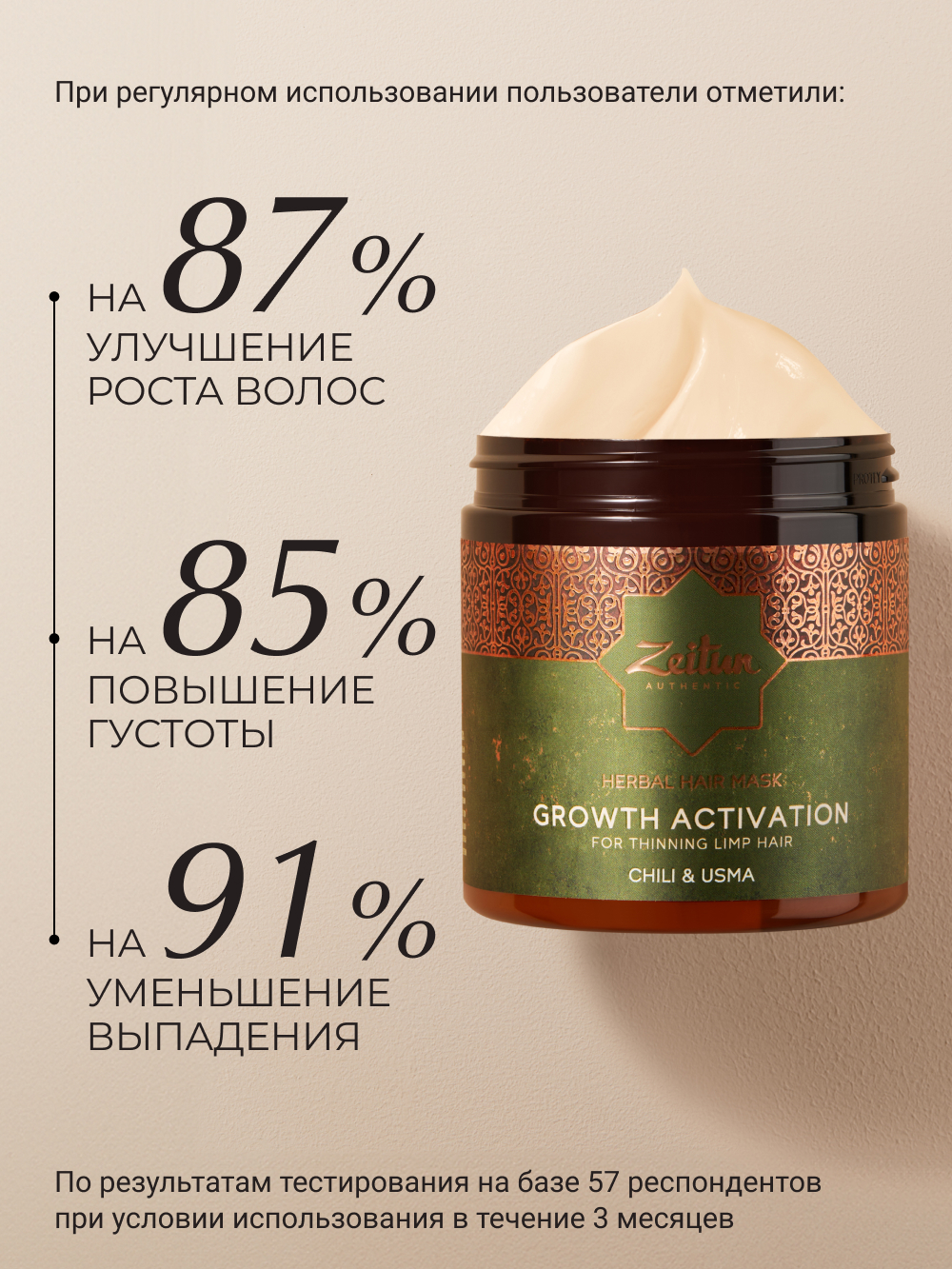 Маска Zeitun 250 мл - фото 3