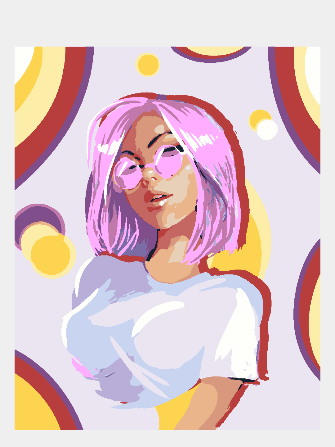 Картина по номерам Selfica Яркая - фото 1