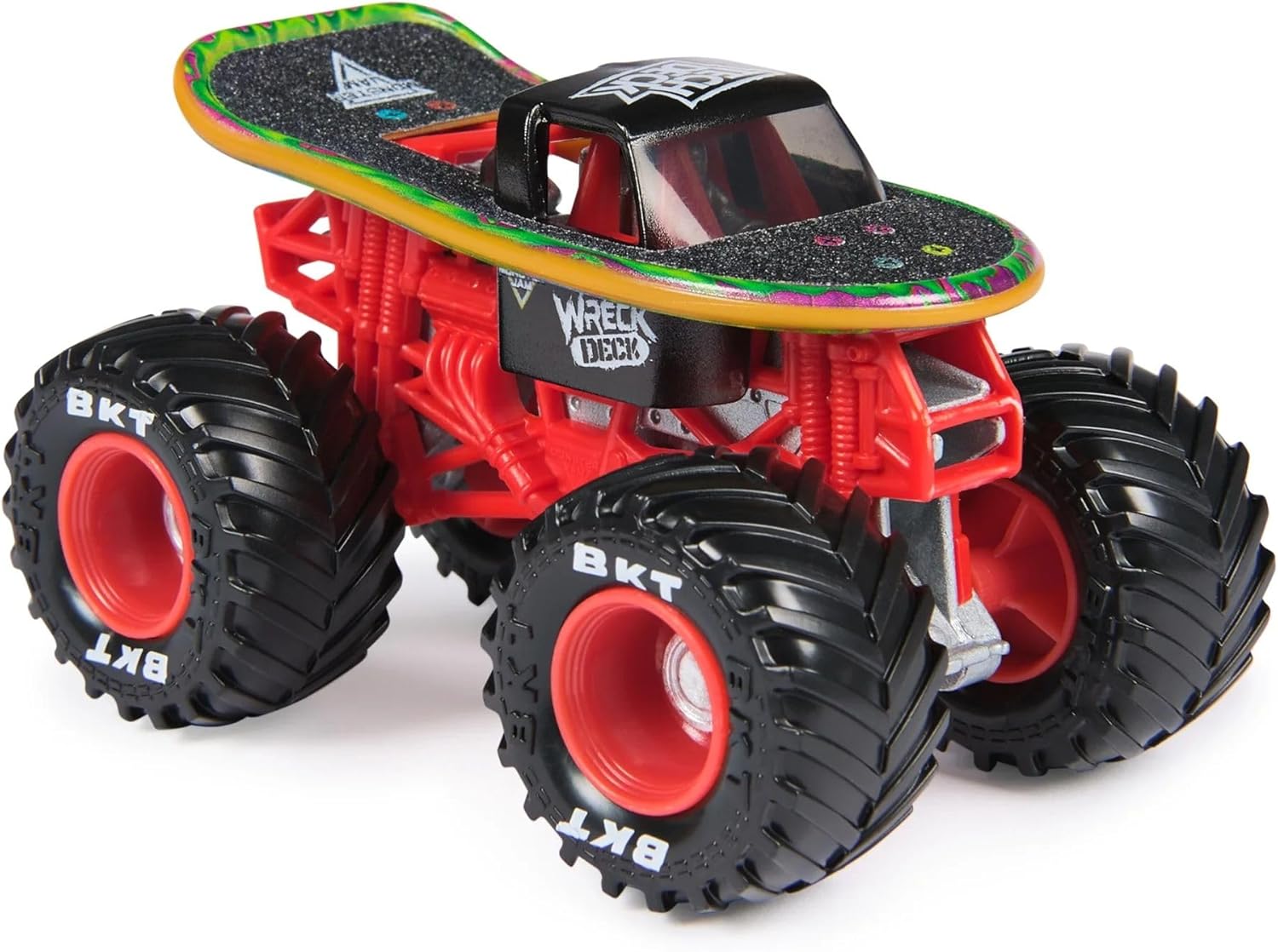 Изображение товара Масштабная модель монстр-трака Monster Jam Wreck Deck 1:64 высокого качества