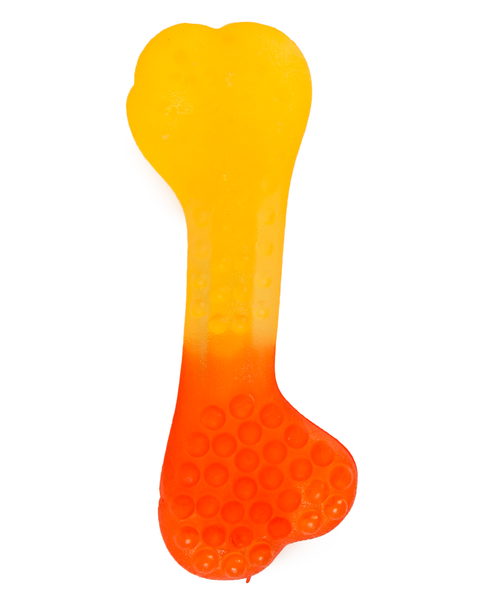 Игрушка для собак Barbaks Кость Градиент из ТПР с пищалкой 17см - фото 3