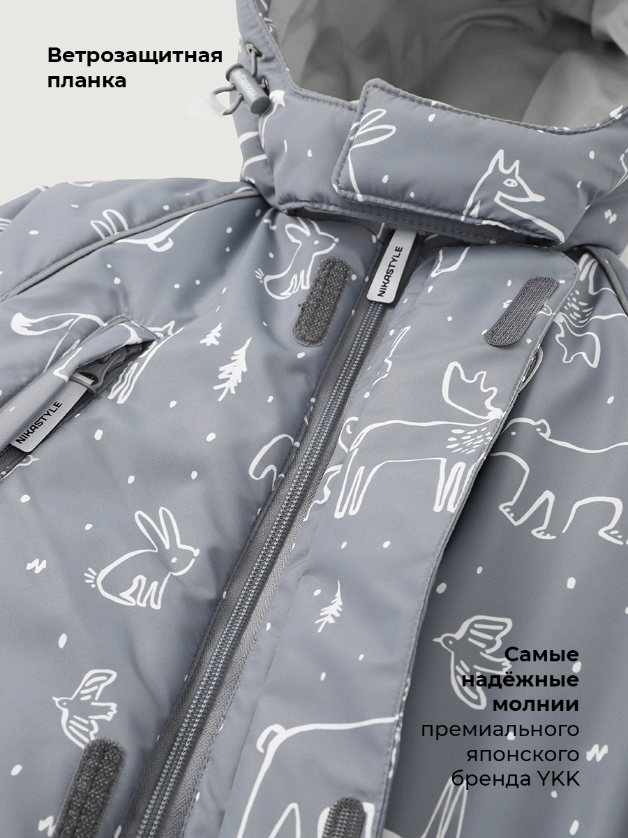 Комбинезон NIKASTYLE 8з0326 графит - фото 9