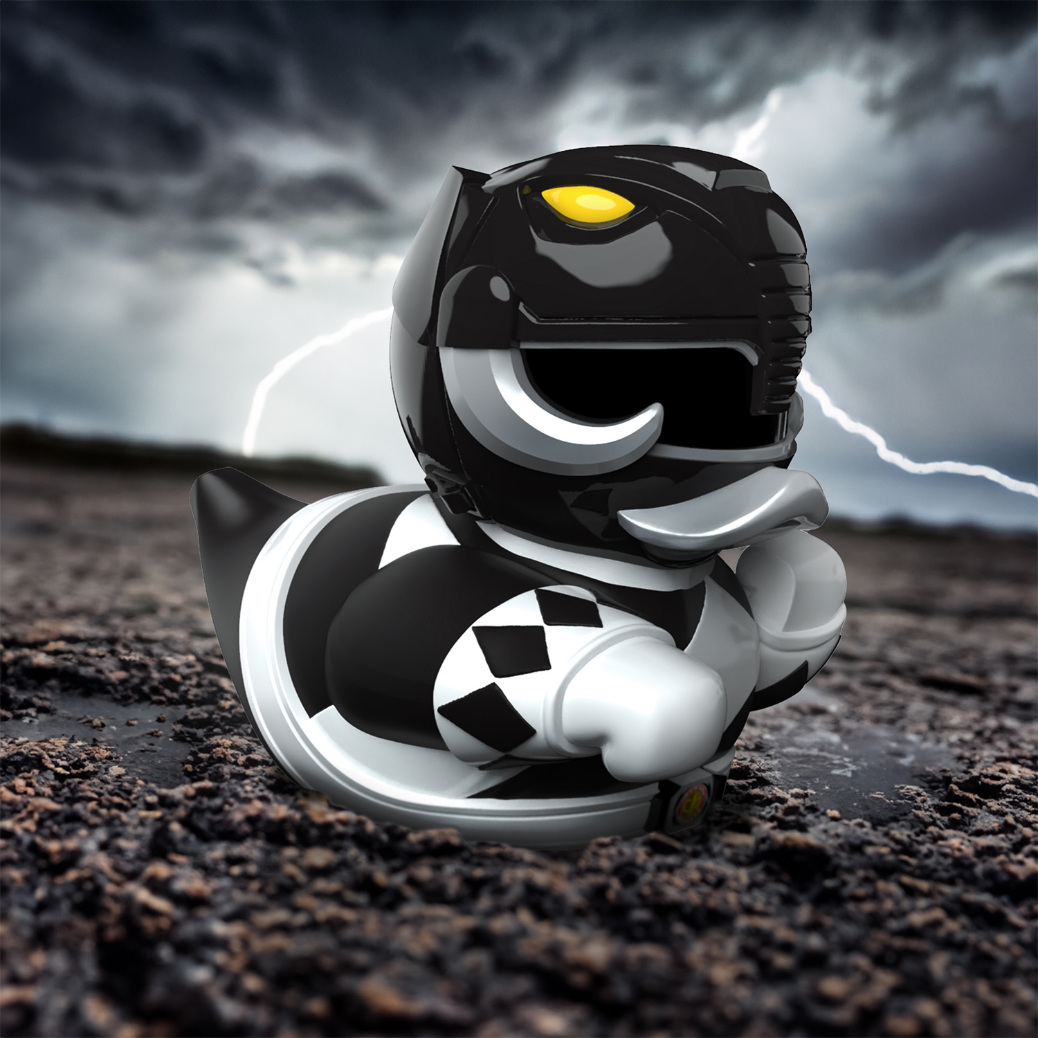 Фигурка Power Rangers Утка Tubbz Черный рейнджер - фото 8