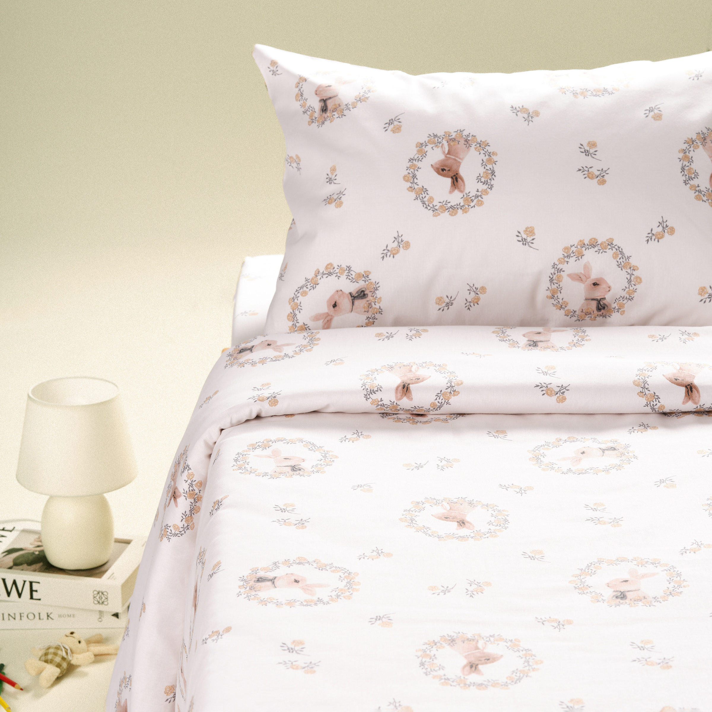 Комплект постельного белья Ночь Нежна Мистер Рэббит полутораспальный 3 предм. - фото 2