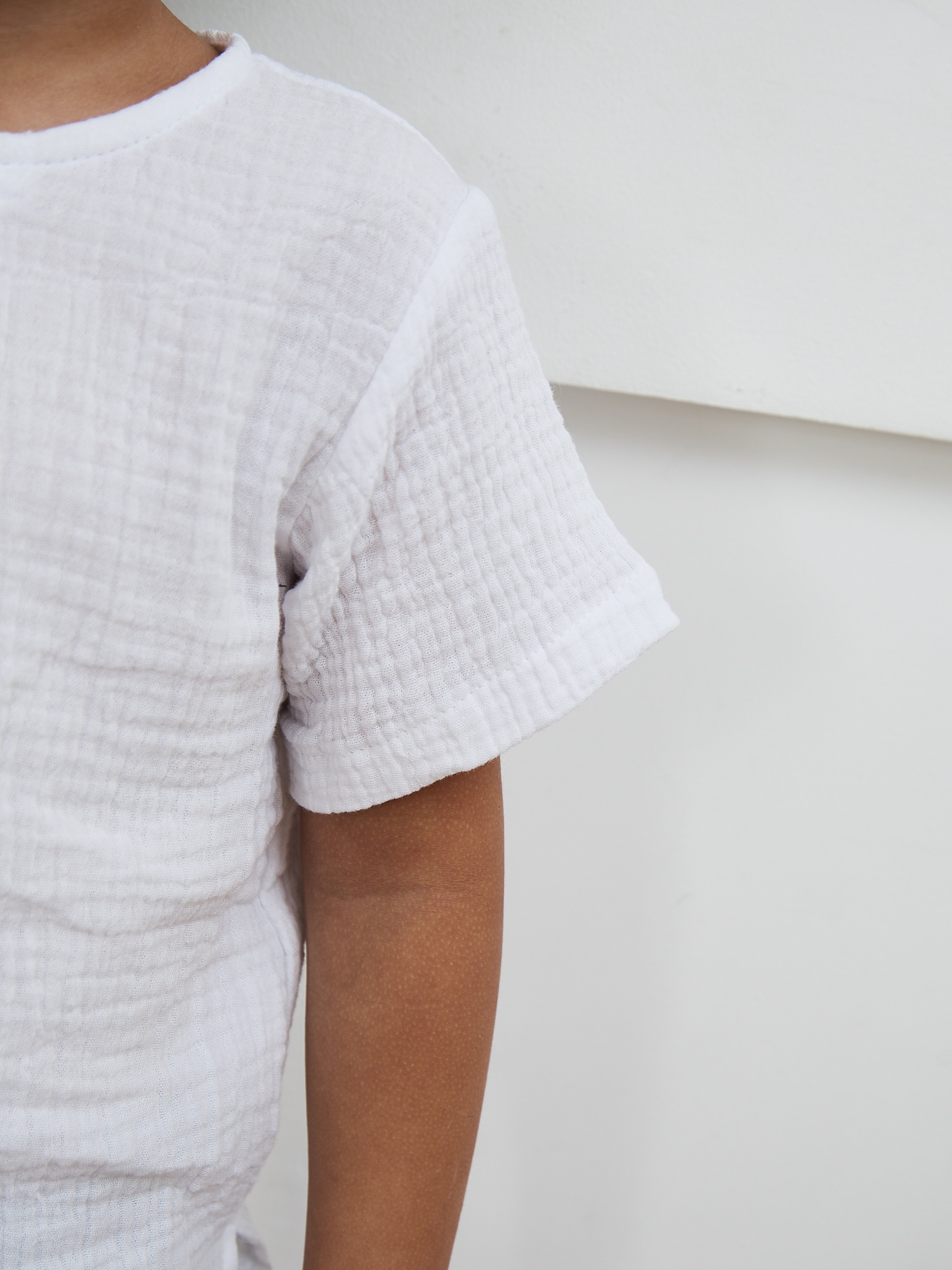 Рубашка MOUN футболка_муслин_белая - фото 8