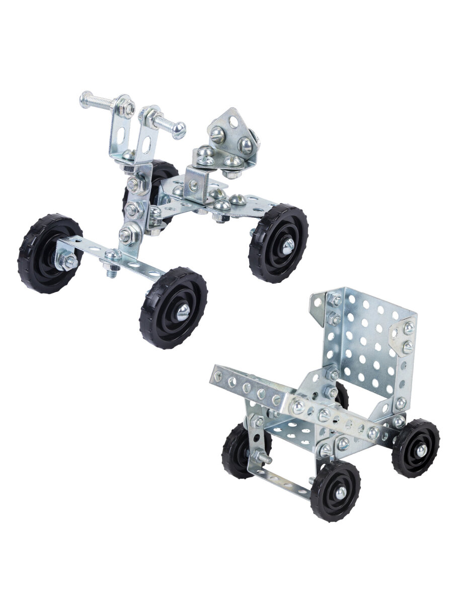 Конструктор Юнландия металлический 153 дет. - фото 11