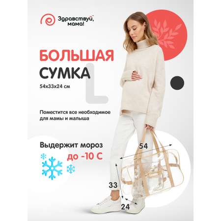 Сумка в роддом Здравствуй мама! Premium Quality 3 шт