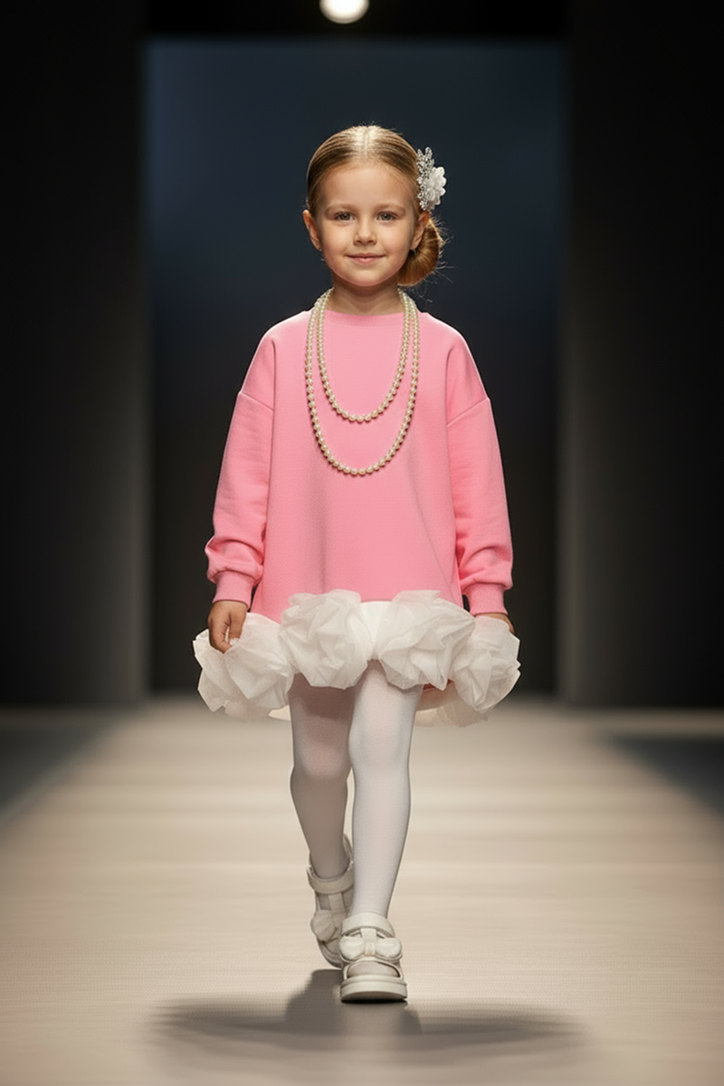 Платье Minilik ПлатьеНарядРозовое - фото 9