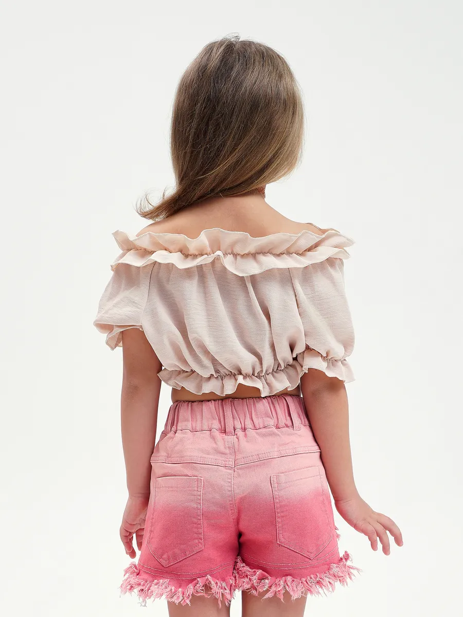 Топ RuStyle Топ-рюшк-однот-беж - фото 4