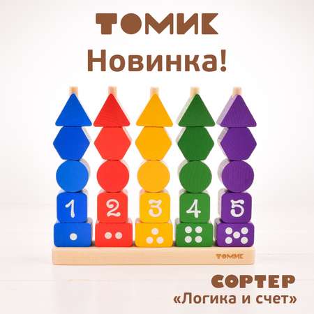 Игрушка Томик сортер Логика и счет