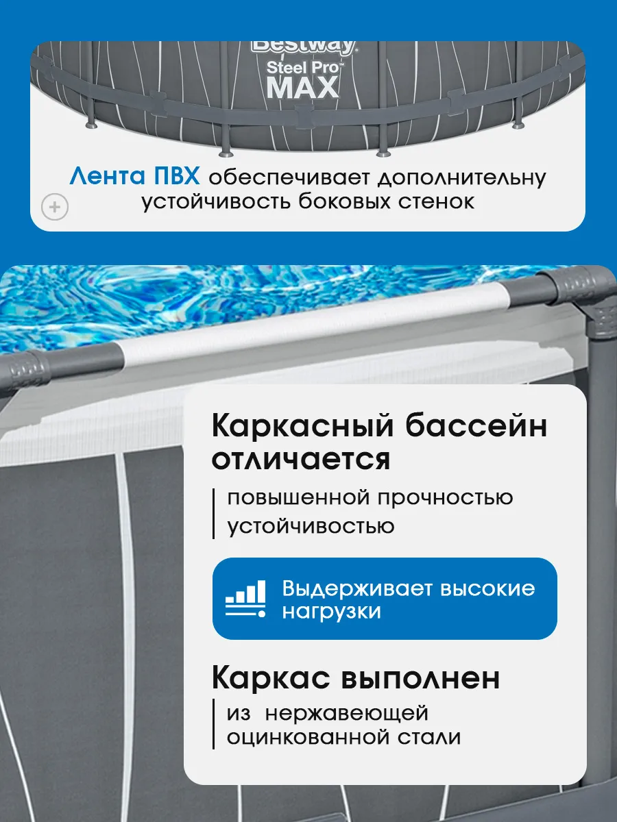Бассейн Bestway Круглый - фото 5