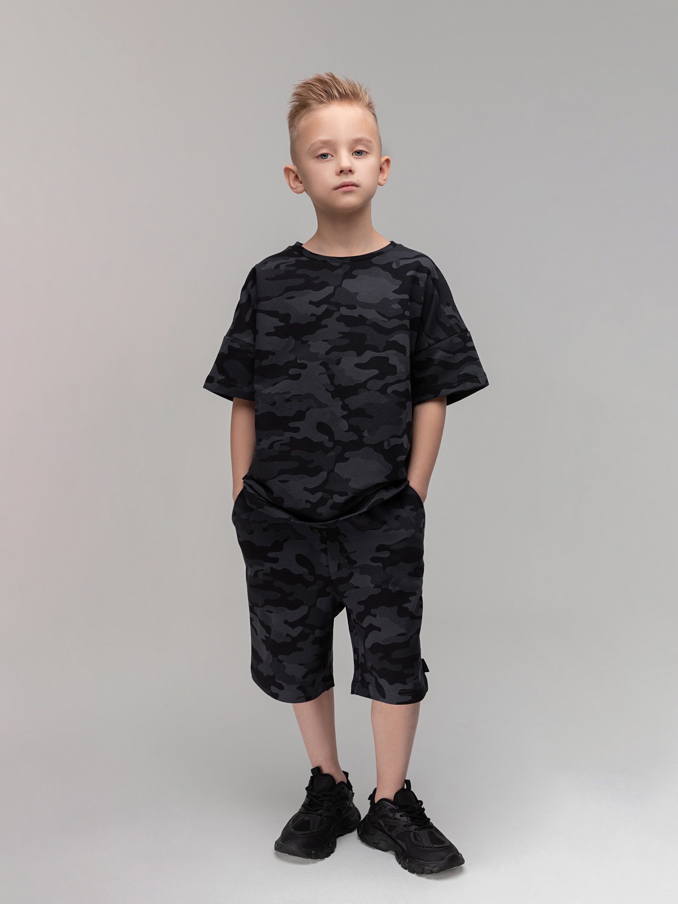 Изображение товара Детский летний спортивный костюм для мальчиков и девочек Bodo 122