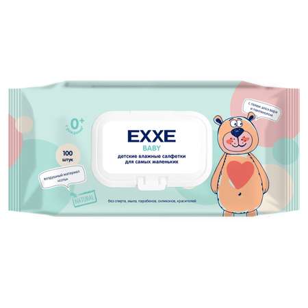 Влажные салфетки EXXE 3 упак. 100 шт.