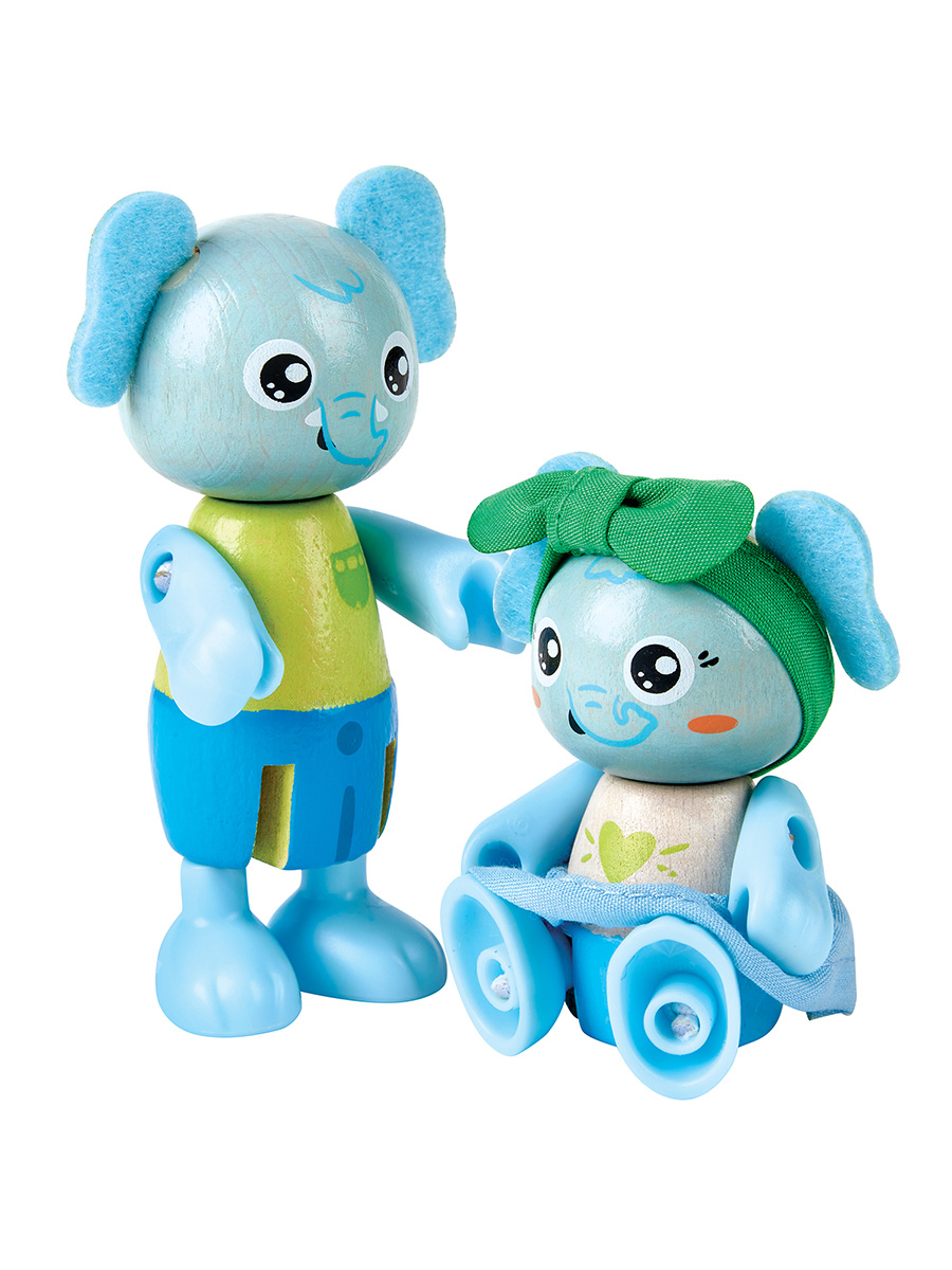 Фигурка Hape Семья слонов - фото 8