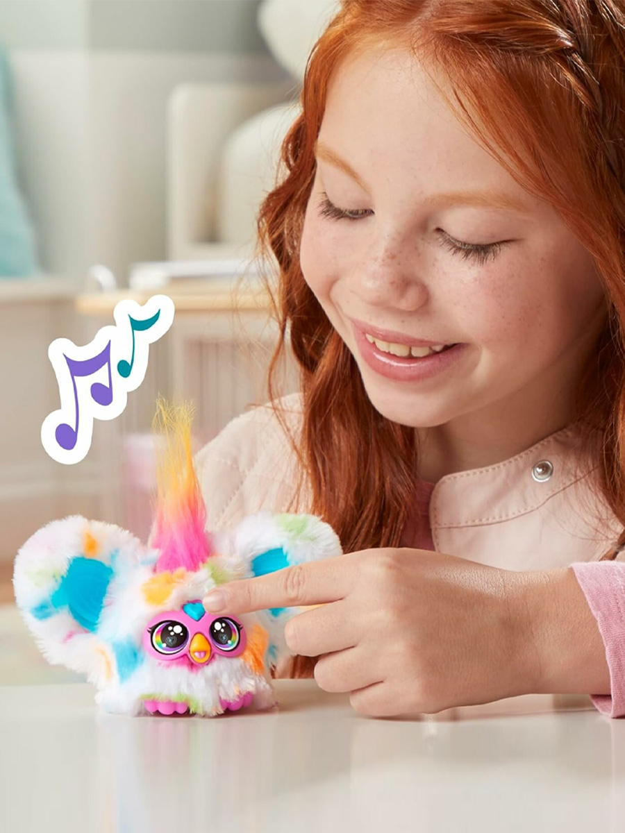 Мягкая игрушка Furby Ферби F1613 брелок Loo-Lay - фото 9