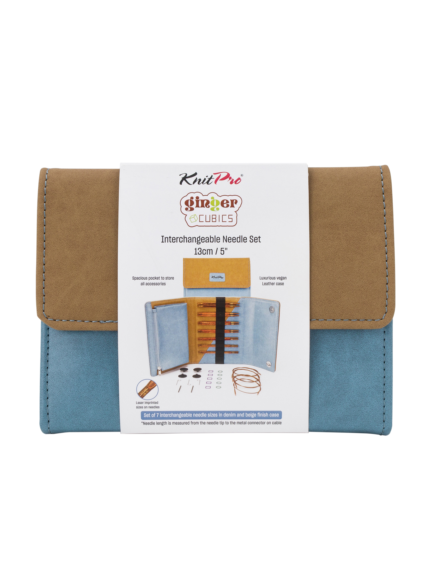 Спицы для вязания KnitPro съемные 13 см d 4-8 мм 7 пар - фото 11