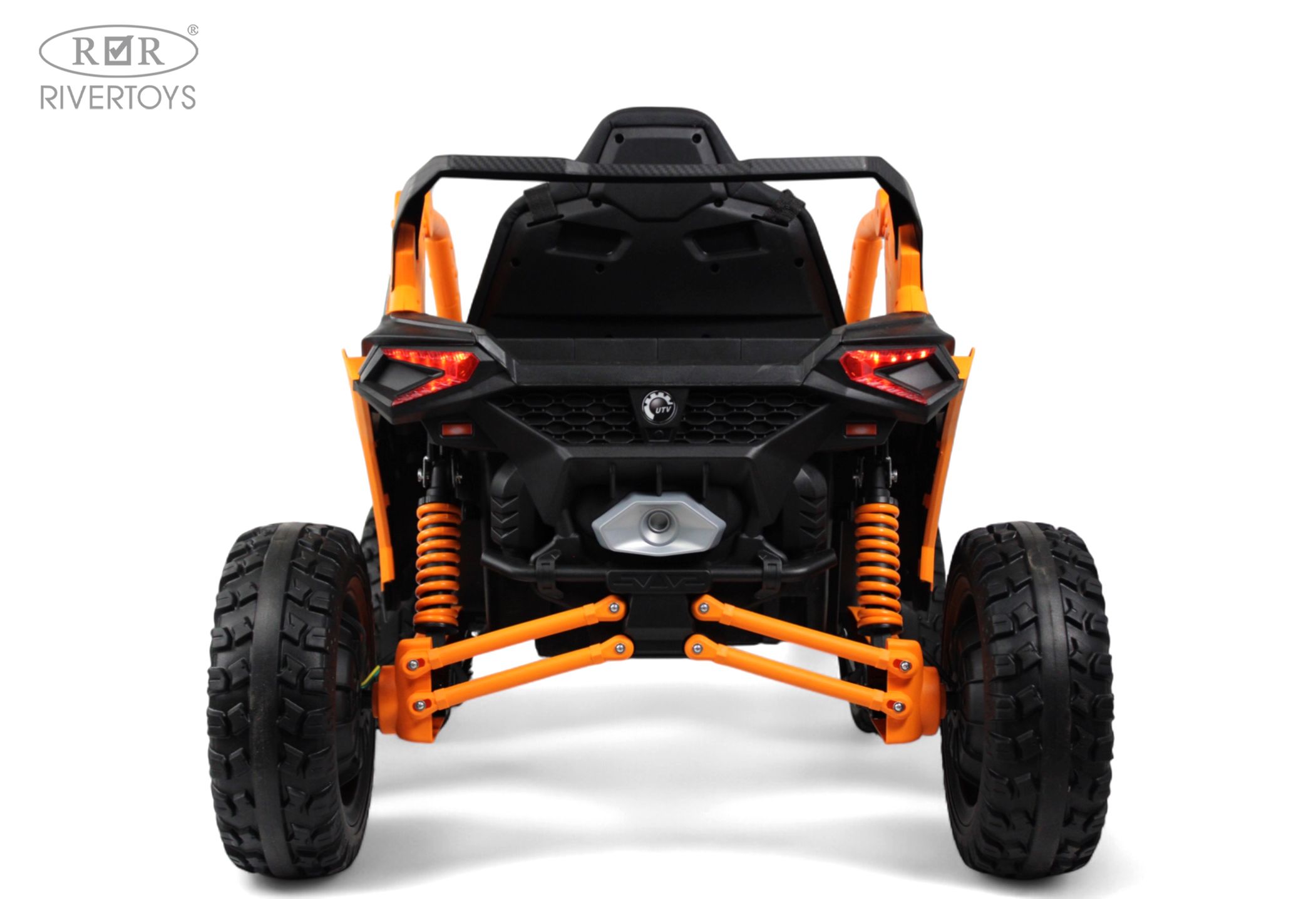 Электромобиль RIVERTOYS Z707ZZ-ORANGE С пультом ДУ - фото 18