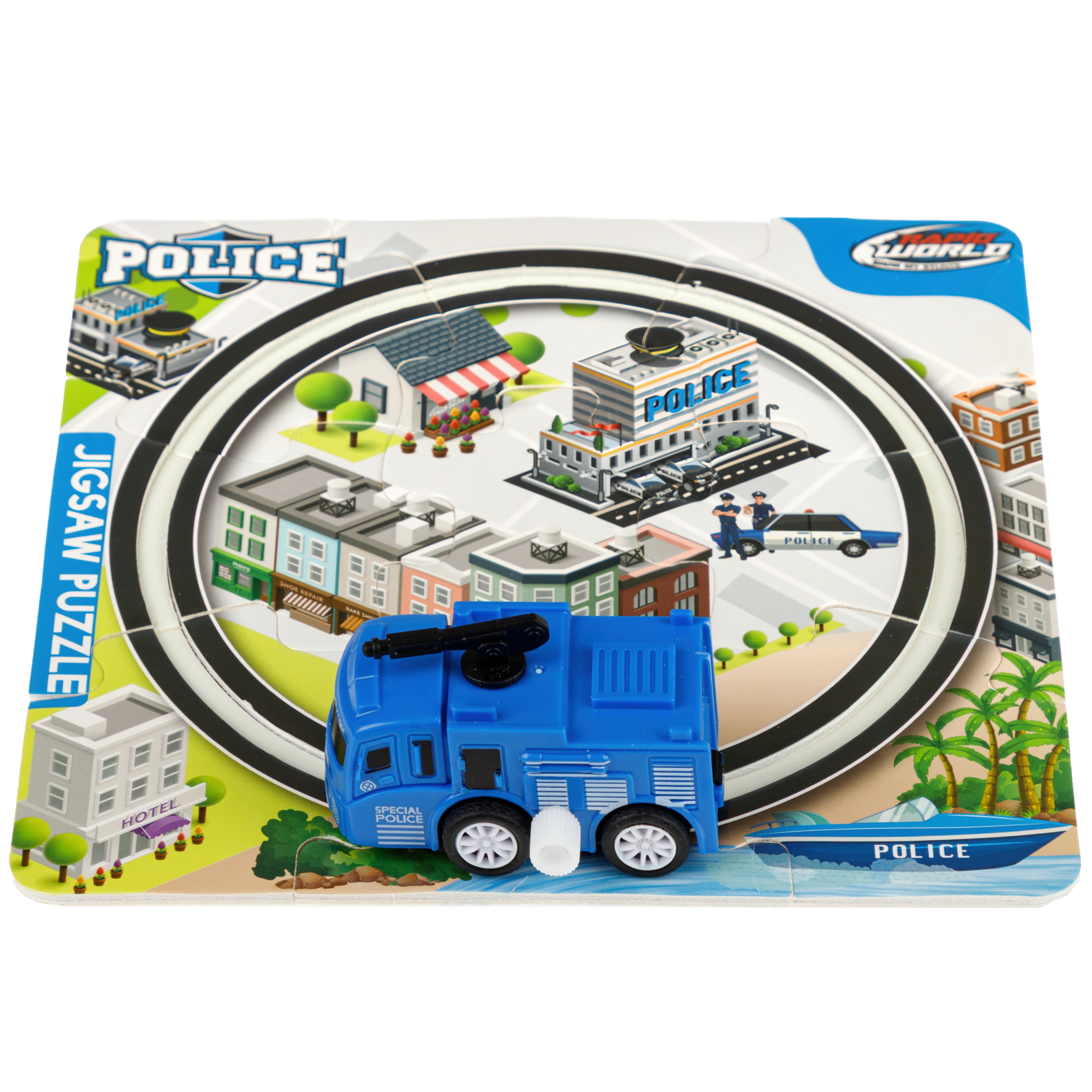 Трек 1TOY Полицейская машина Т26768-1 - фото 5