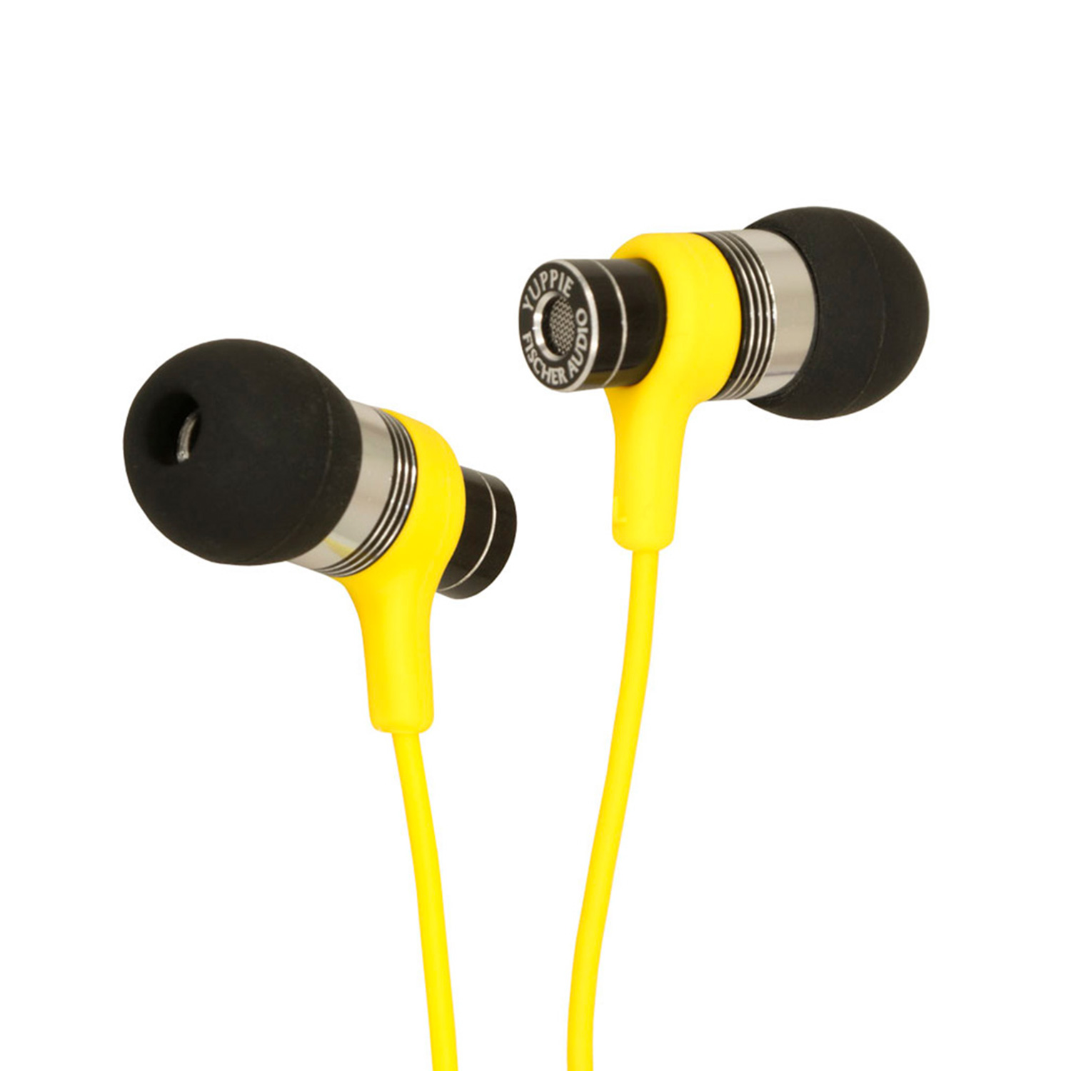 Наушники Fischer Audio Yuppie black/yellow - фото 1