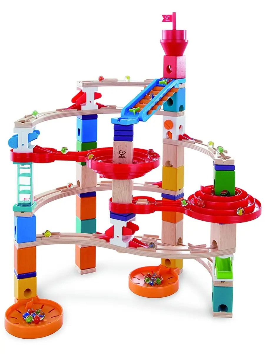 Конструктор Hape Супер спираль деревянный 129 дет. - фото 8