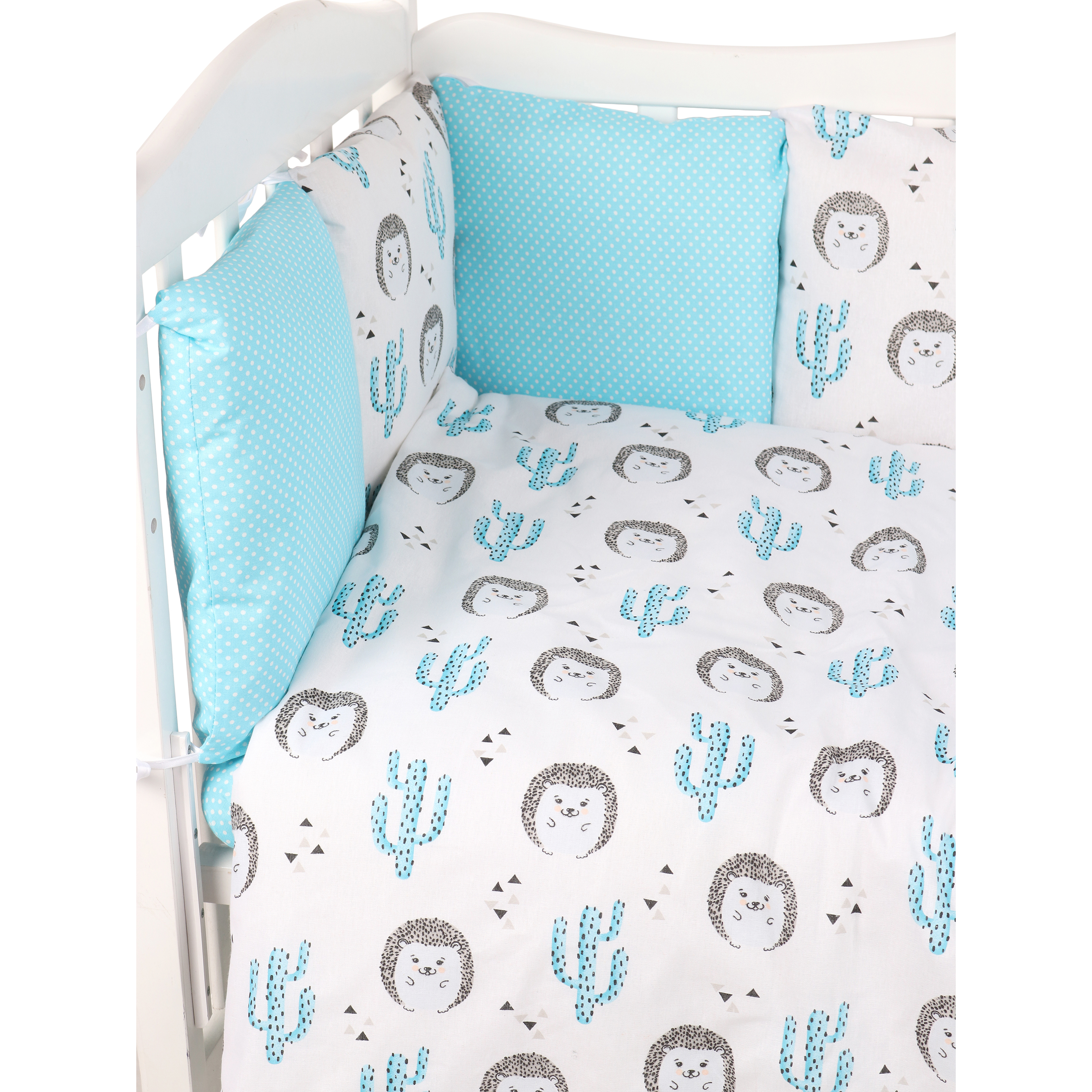 Комплект постельного белья Amarobaby Ежики 3 предм. - фото 7