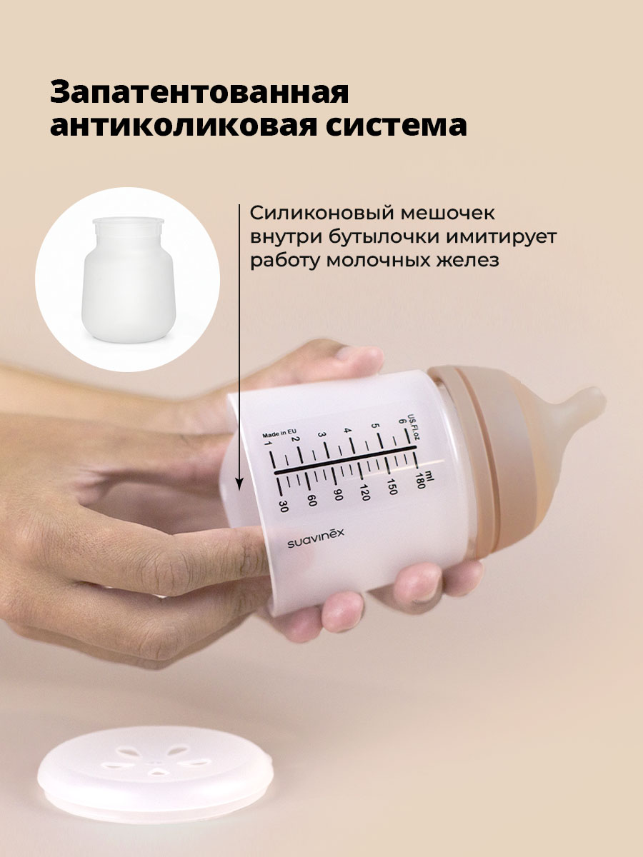 Бутылочка Suavinex 180 мл - фото 3