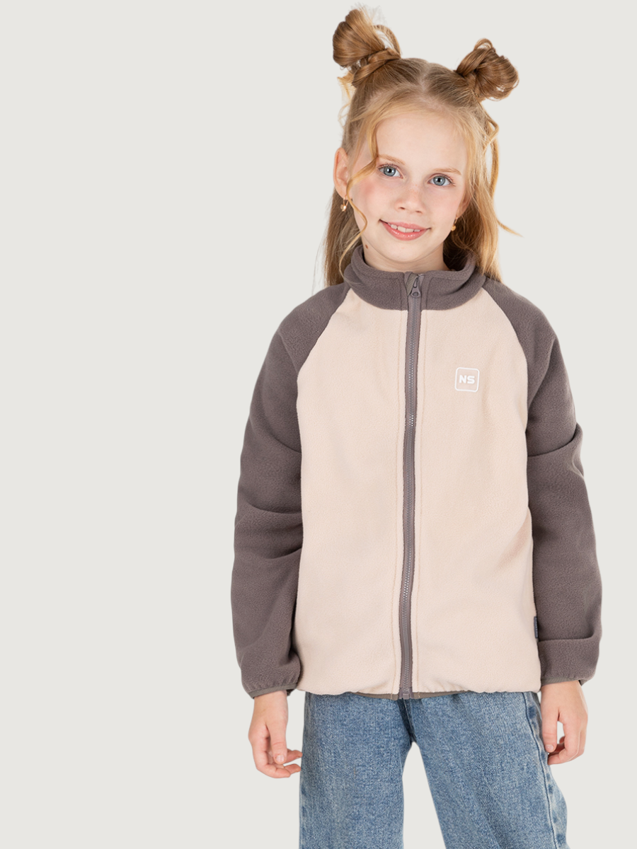 Толстовка NIKASTYLE 4т10424 беж/кофе - фото 1