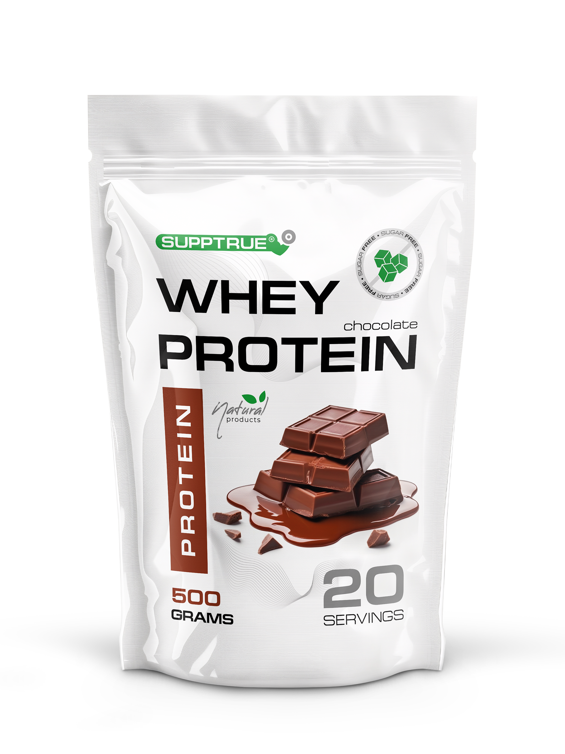 Протеин 0,5 кг SUPPTRUE WHEY PROTEIN со вкусом шоколада 20 порций - фото 16