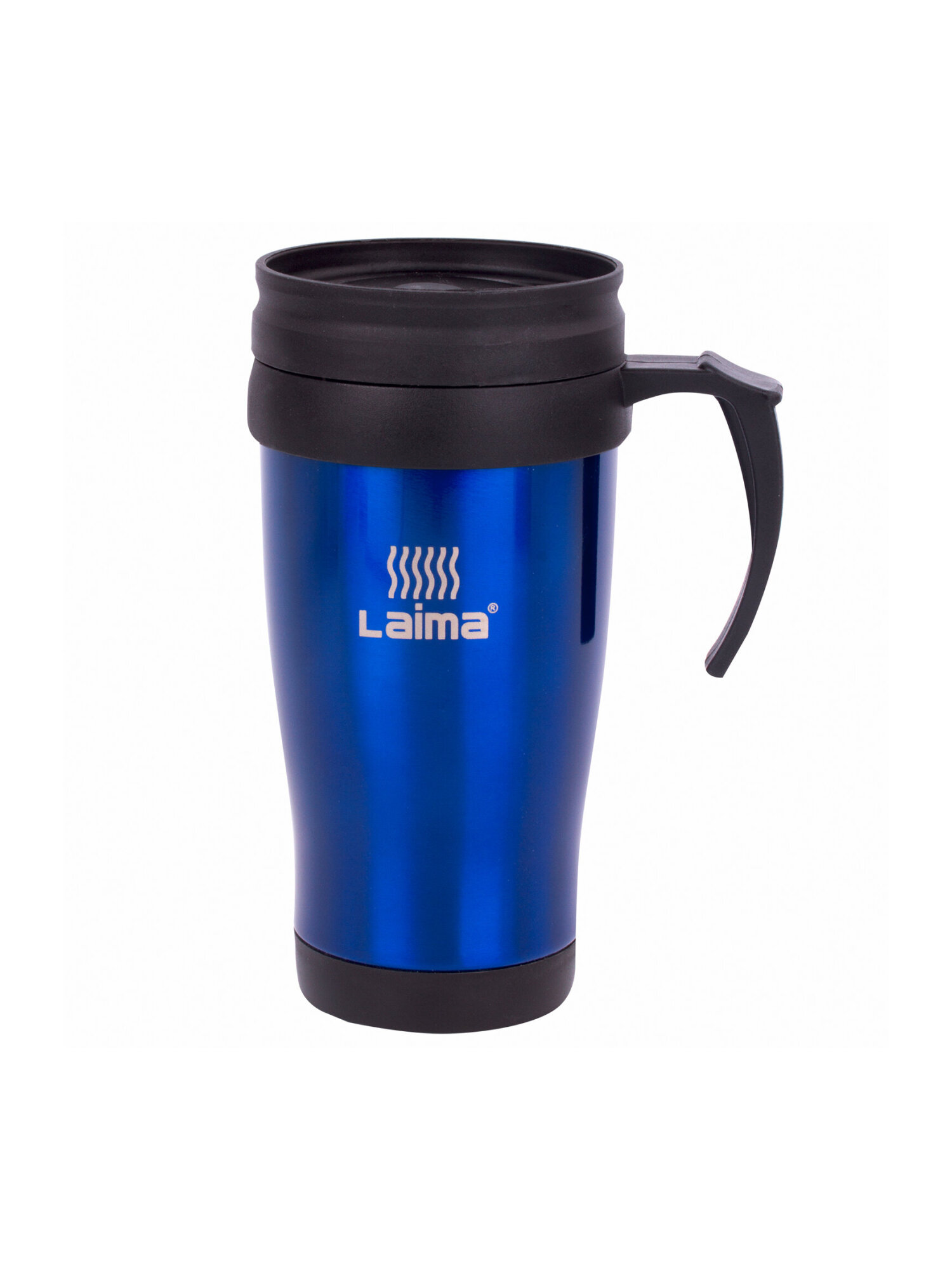 Термокружка Лайма 400 мл нержавеющая сталь синяя - фото 8