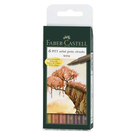 Ручка капиллярная Faber Castell 6 шт.
