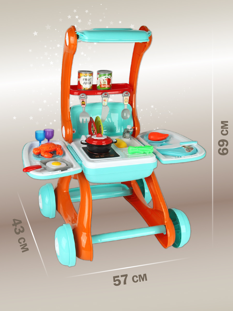 Игровой набор Veld Co Тележка-Кухня - фото 7