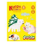 Белый картон Каляка-Маляка 6 лист.