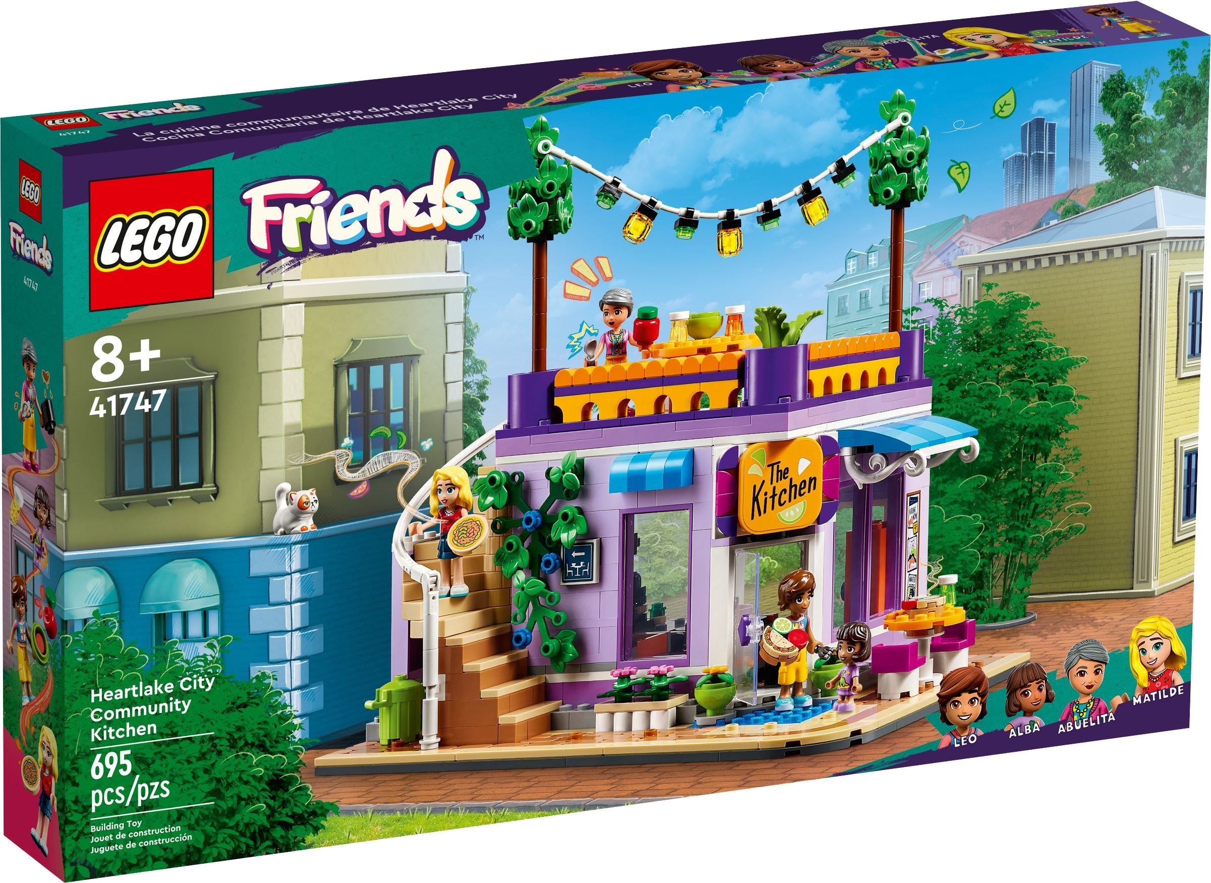Изображение товара LEGO Friends Закусочная Хартлейк-Сити 41747 203 детали для детей от 8 лет