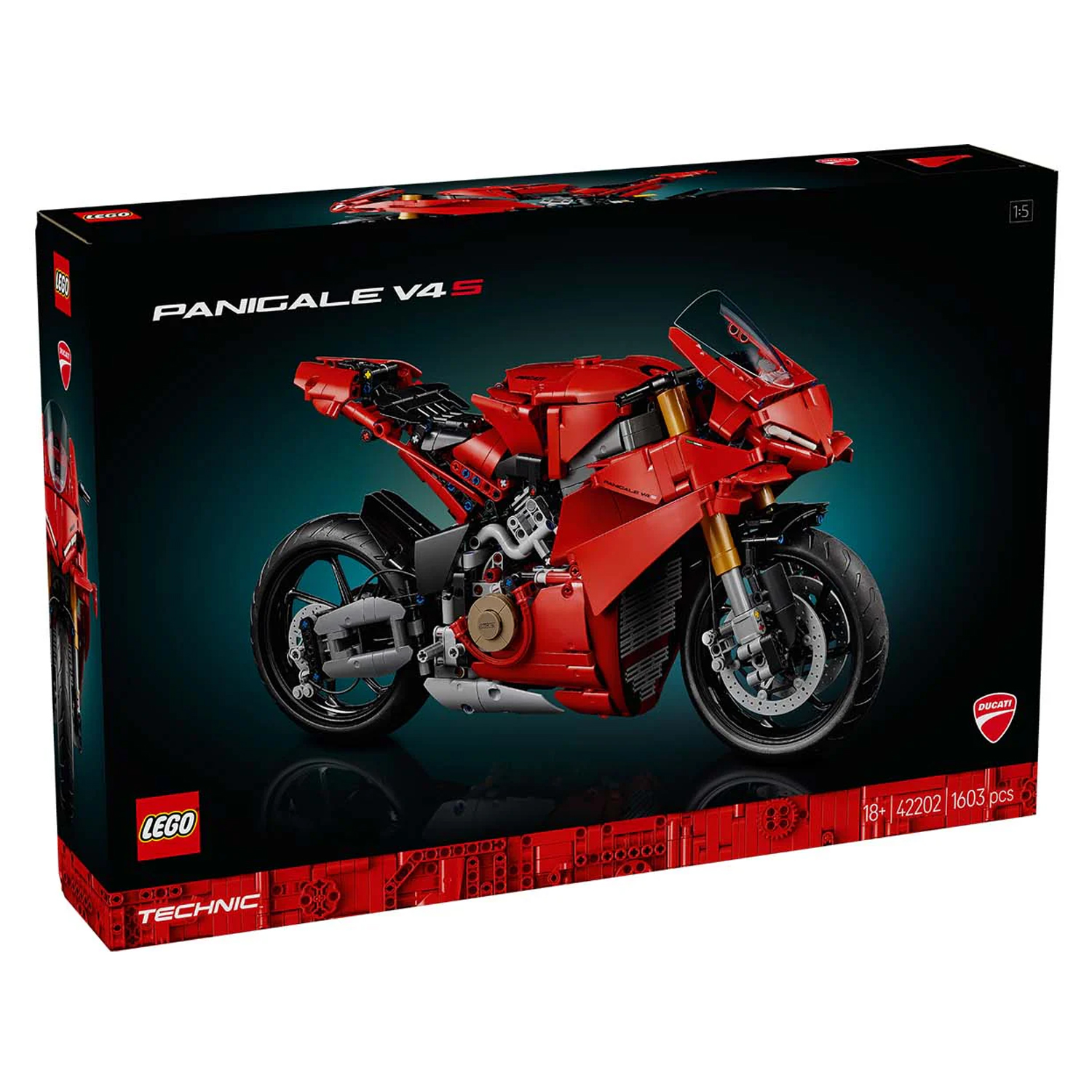 Конструктор LEGO Technic Мотоцикл Ducati Panigale 1603 дет. - фото 3