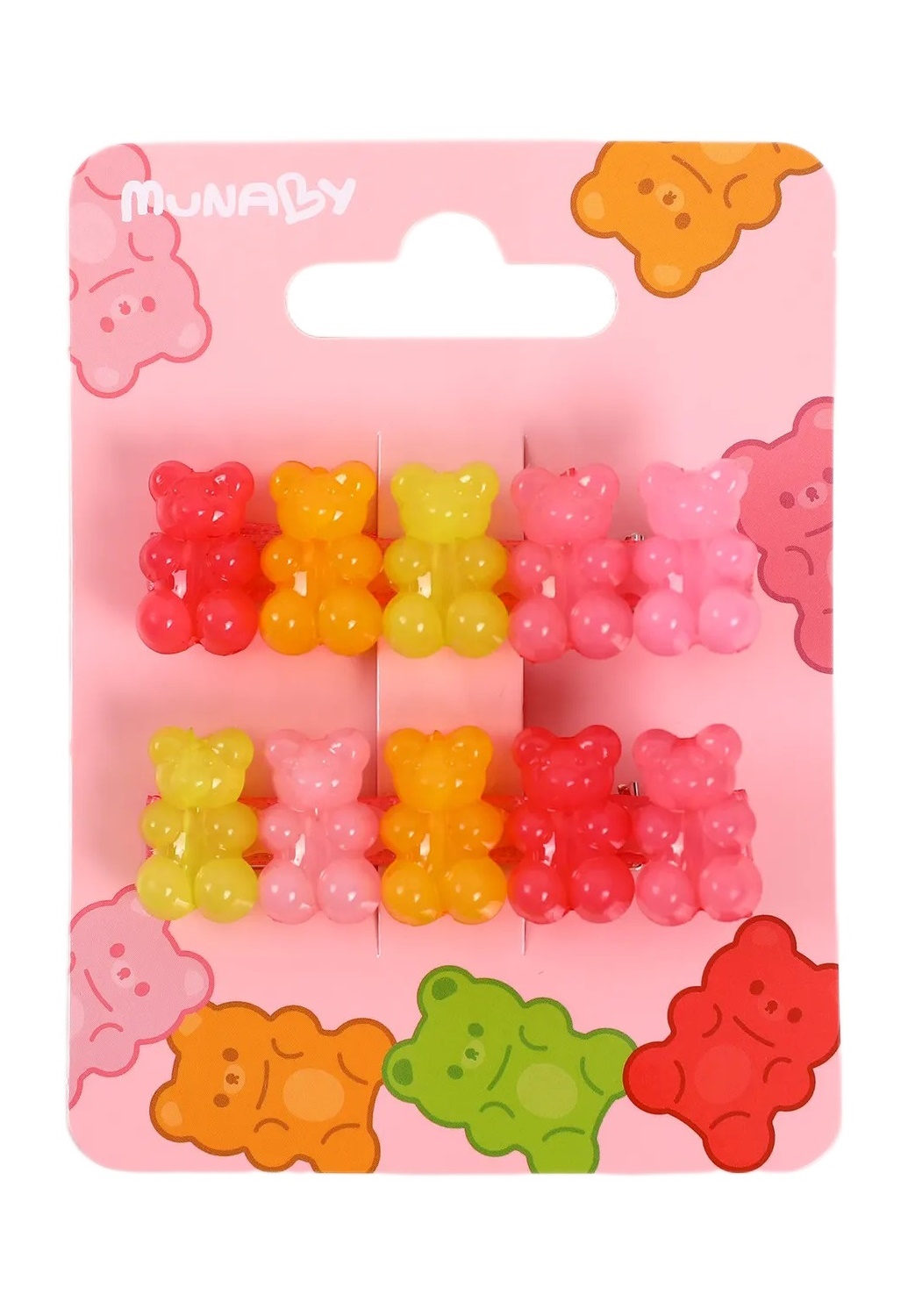 Заколка Munaby Gummy bear 2 шт. - фото 1