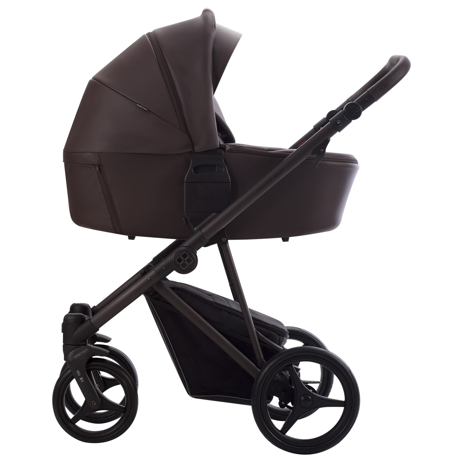 Коляска 2в1 Bebetto Pelpasso Pro 05 Brown корич. - фото 3