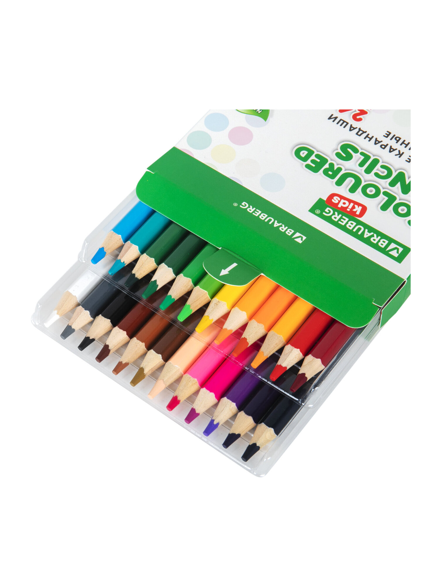 Карандаши цветные Brauberg 24 шт. - фото 9