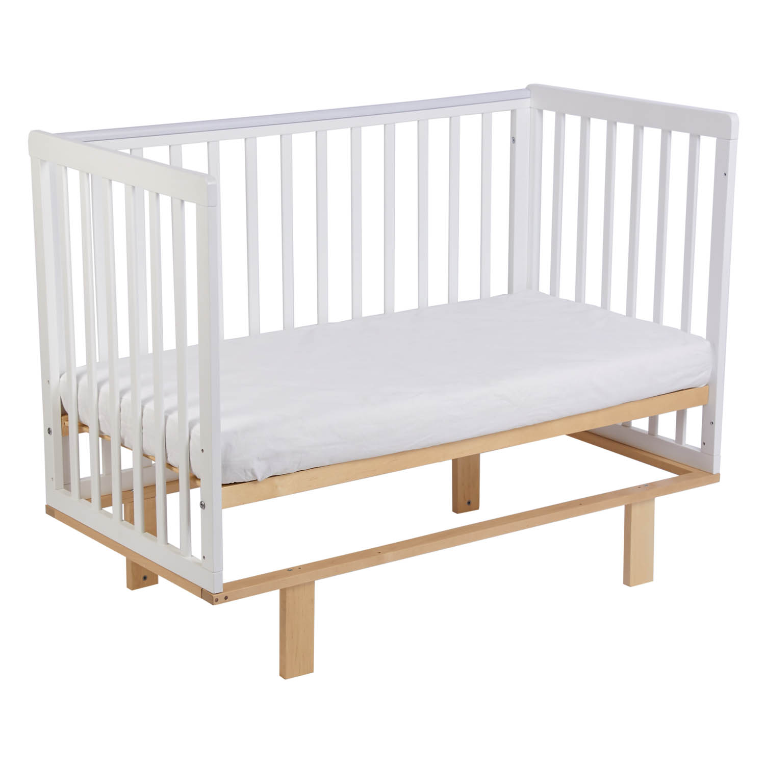 Детская кроватка Polini kids прямоугольная, (белый) - фото 24