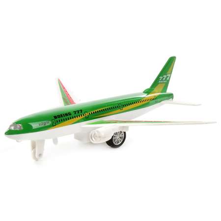 Самолет Veld Co Боинг 777 зеленый