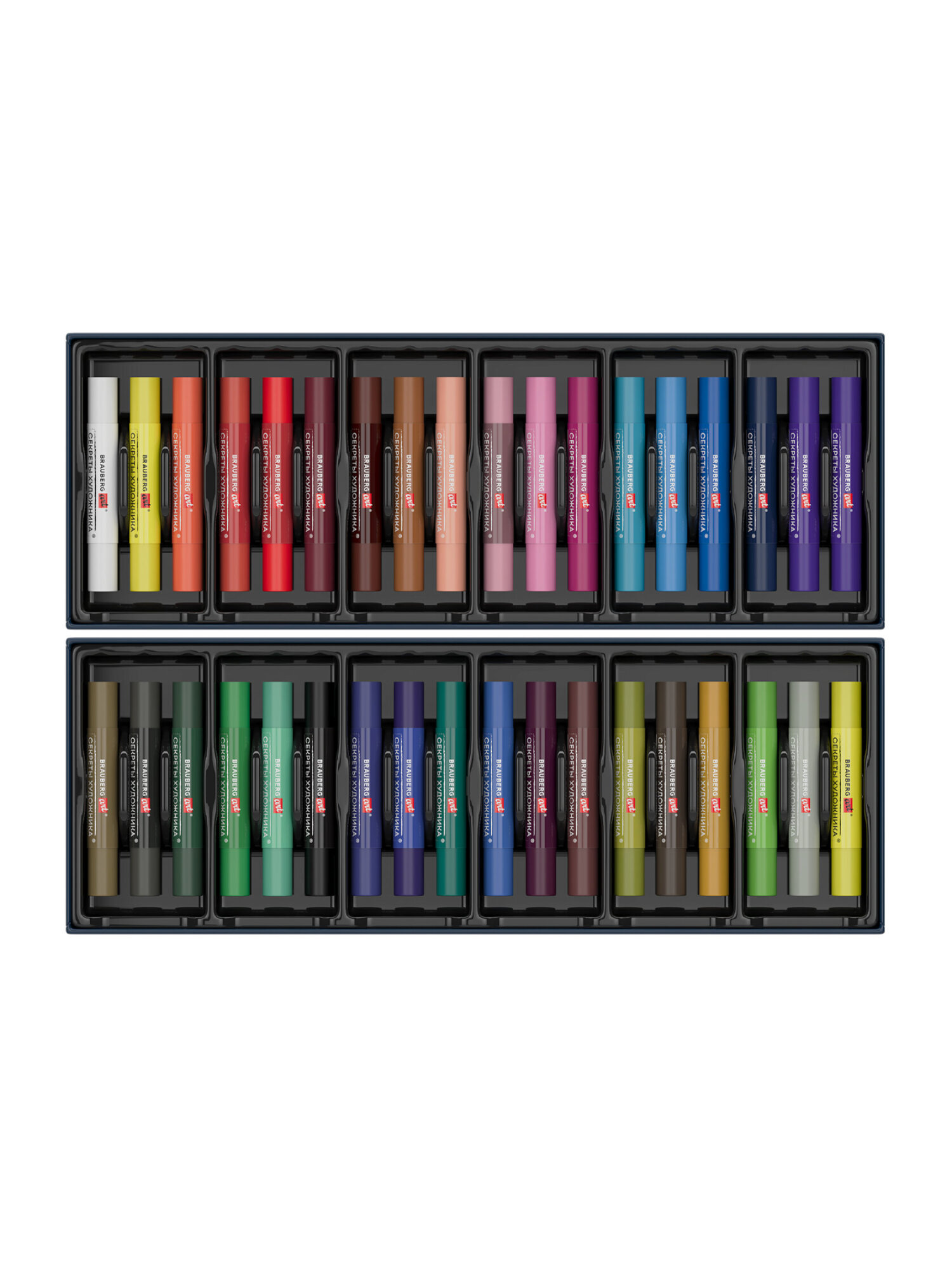 Пастель масляная Brauberg 36 шт. - фото 3