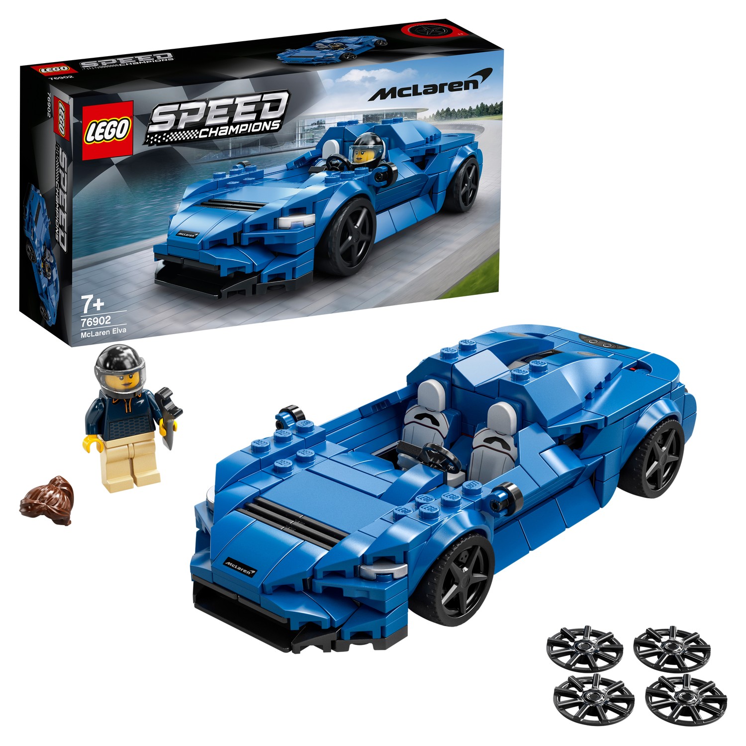 Конструктор LEGO Speed Champions McLaren Elva блочный - фото 1