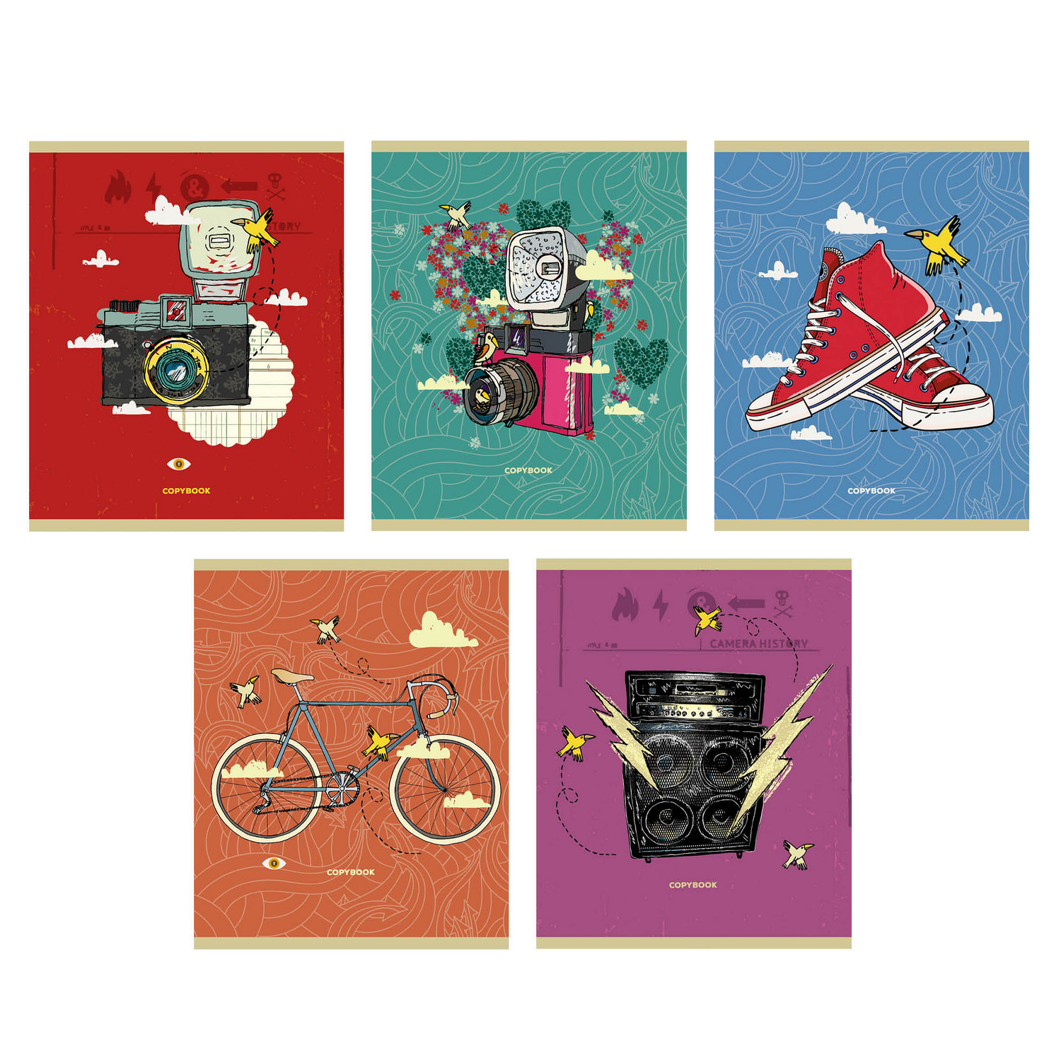 Общая тетрадь Listoff клетка 96 лист. 5 шт. - фото 1