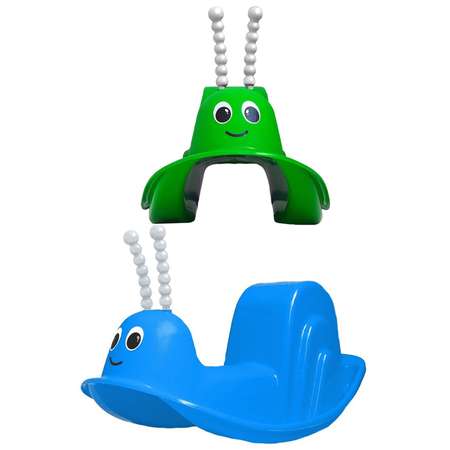 Качалка PicnMix Улитка 336 зеленый-голубой
