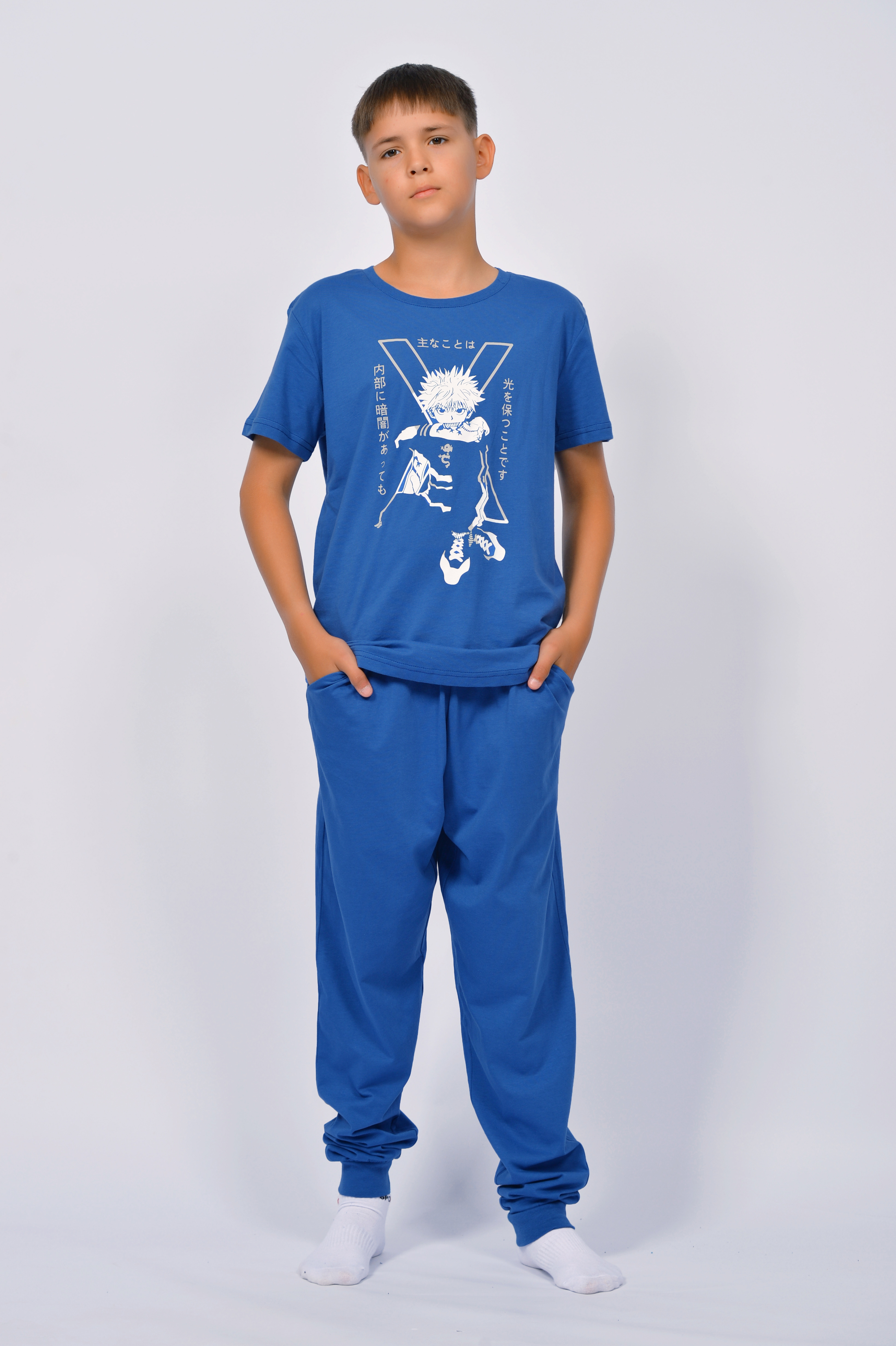 Пижама Lets Go 92265-индиго - фото 1