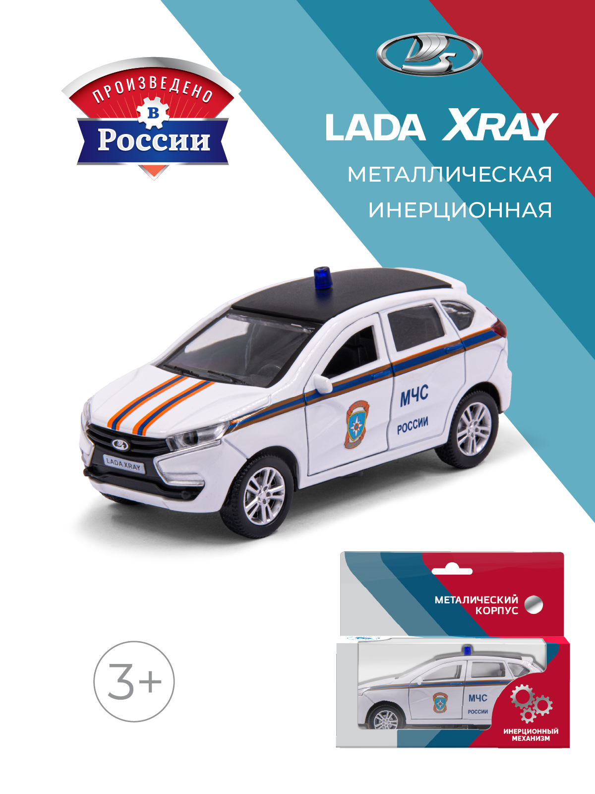 Игровой набор . LADA Lada/Лада 1:34 в ассортименте 39275 - фото 1