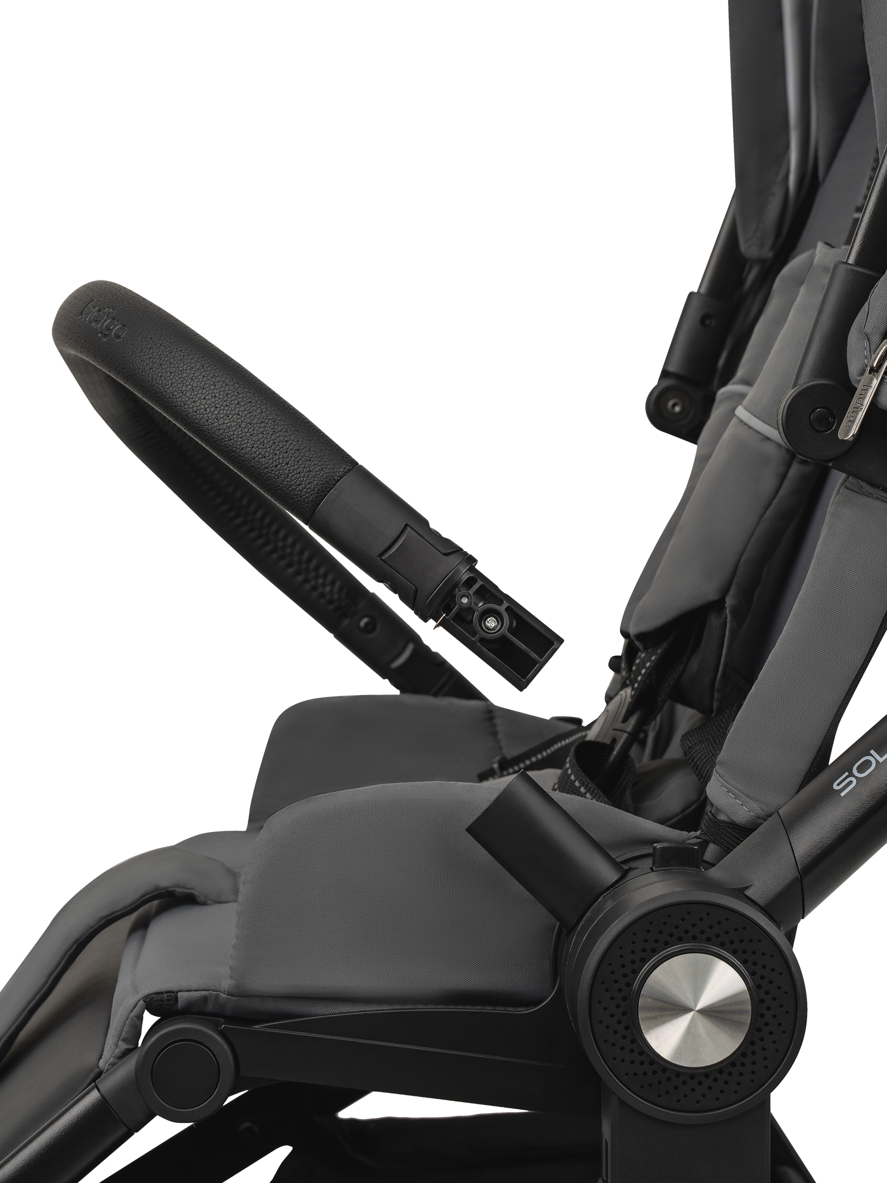 Коляска 2в1 Indigo Solar серый - фото 18