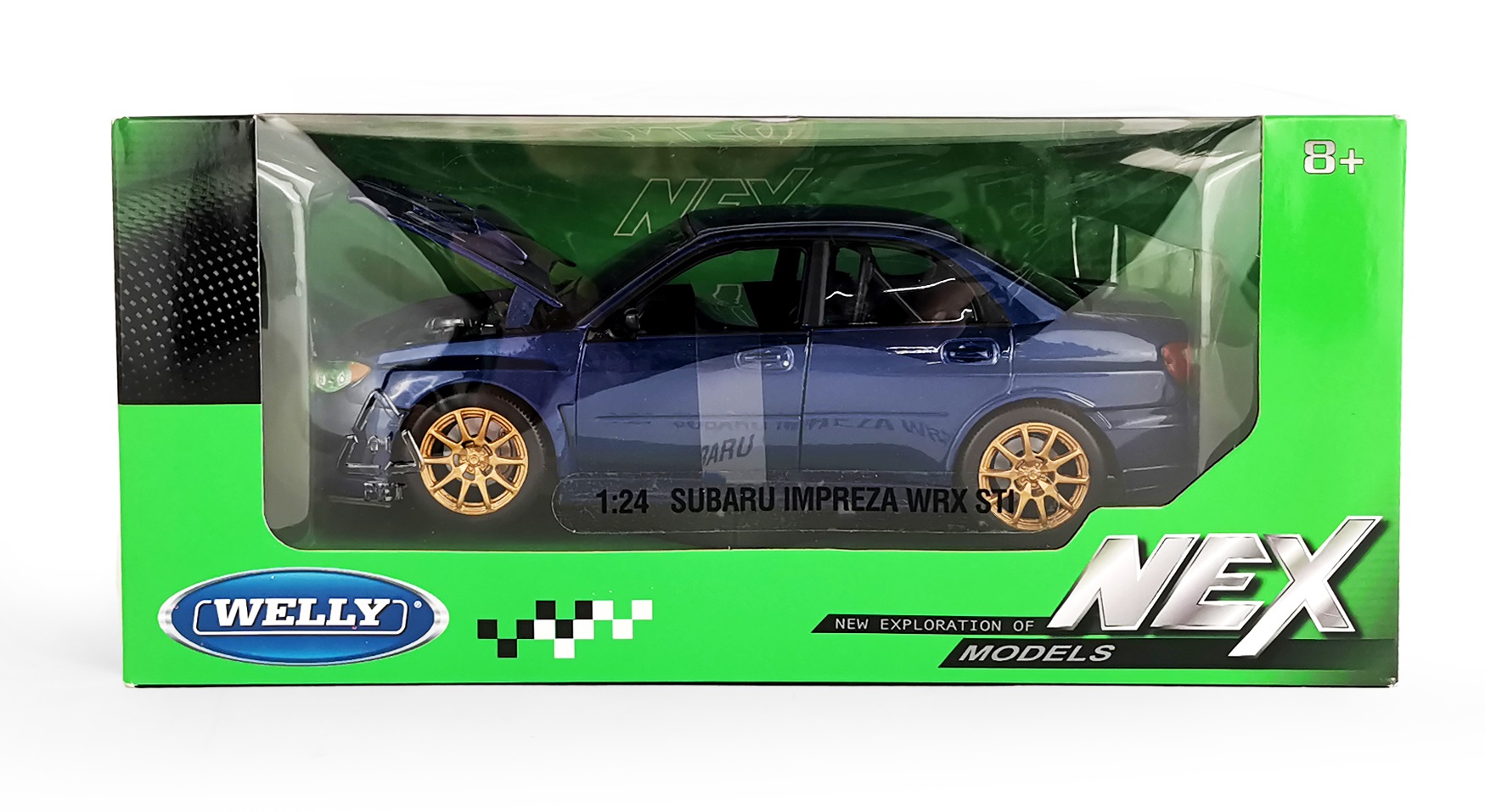 Автомобиль Welly Subaru Impreza WRX STI 1:24 22487NS-W - фото 3
