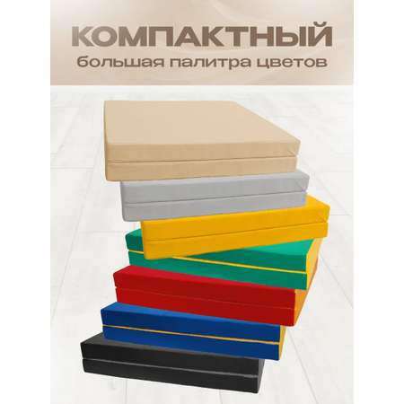 Мат спортивный KMS sport № 10 (100 х 150 х 10) складной 1 сложение бежевый
