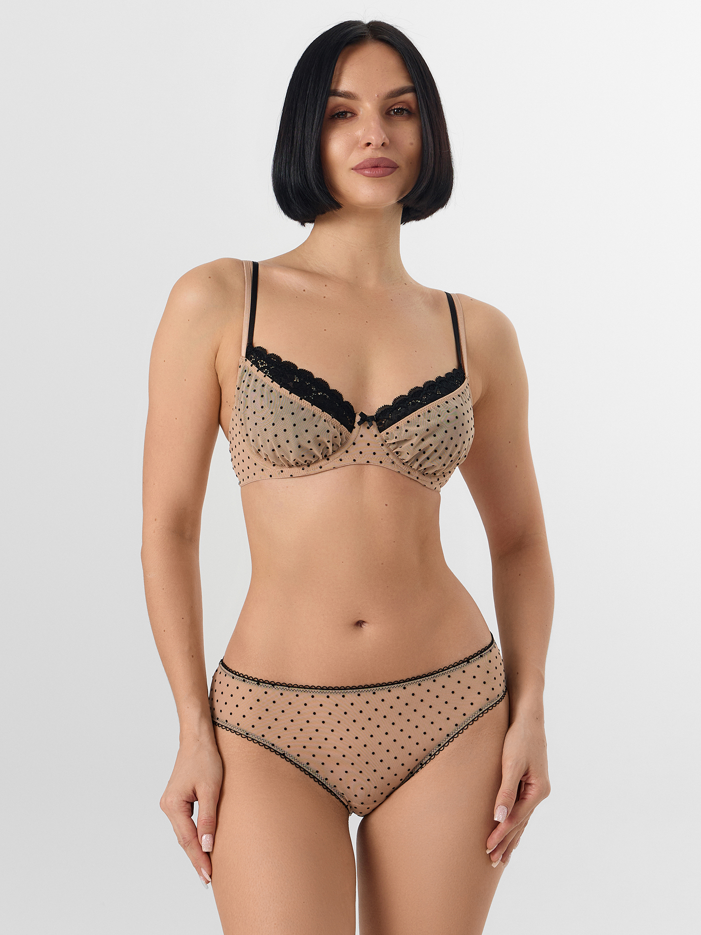 Трусы Mark Formelle (Марк Формэль) 412451/горошек на телесном - фото 1