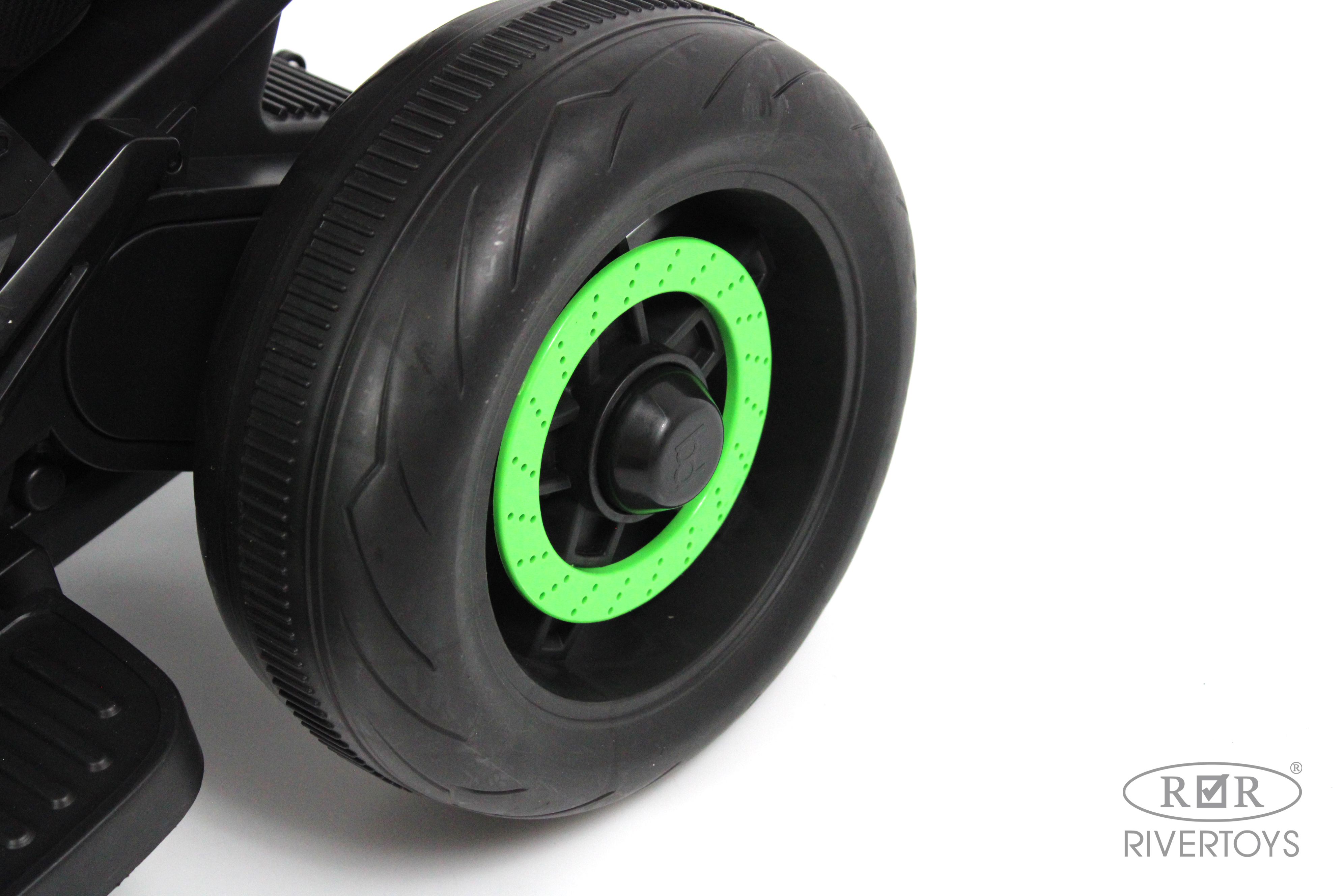 Электромобиль RIVERTOYS K002PX-GREEN - фото 7
