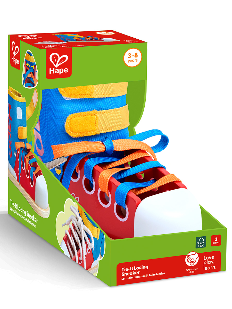 Игрушка Hape шнуровка Моя первая головоломка - фото 9